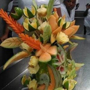Food Carving Display